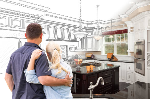 Professional Kitchen Island Installation technician working in Parkville, MD